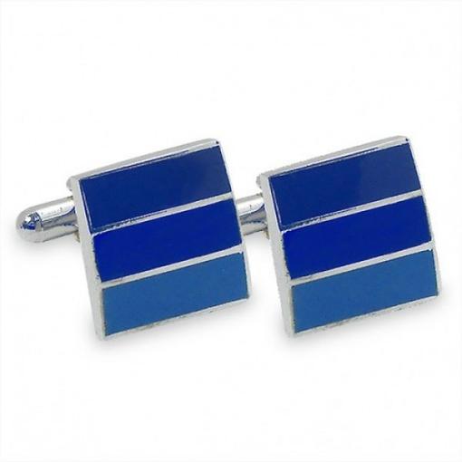 Trendy Blue Cufflinks